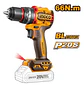 TALADRO CON PERCUTOR 66NM + 2 BATERÍAS + CARGADOR + MALETÍN - Miniatura 2