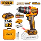 TALADRO CON PERCUTOR 66NM + 2 BATERÍAS + CARGADOR + MALETÍN - Miniatura 1