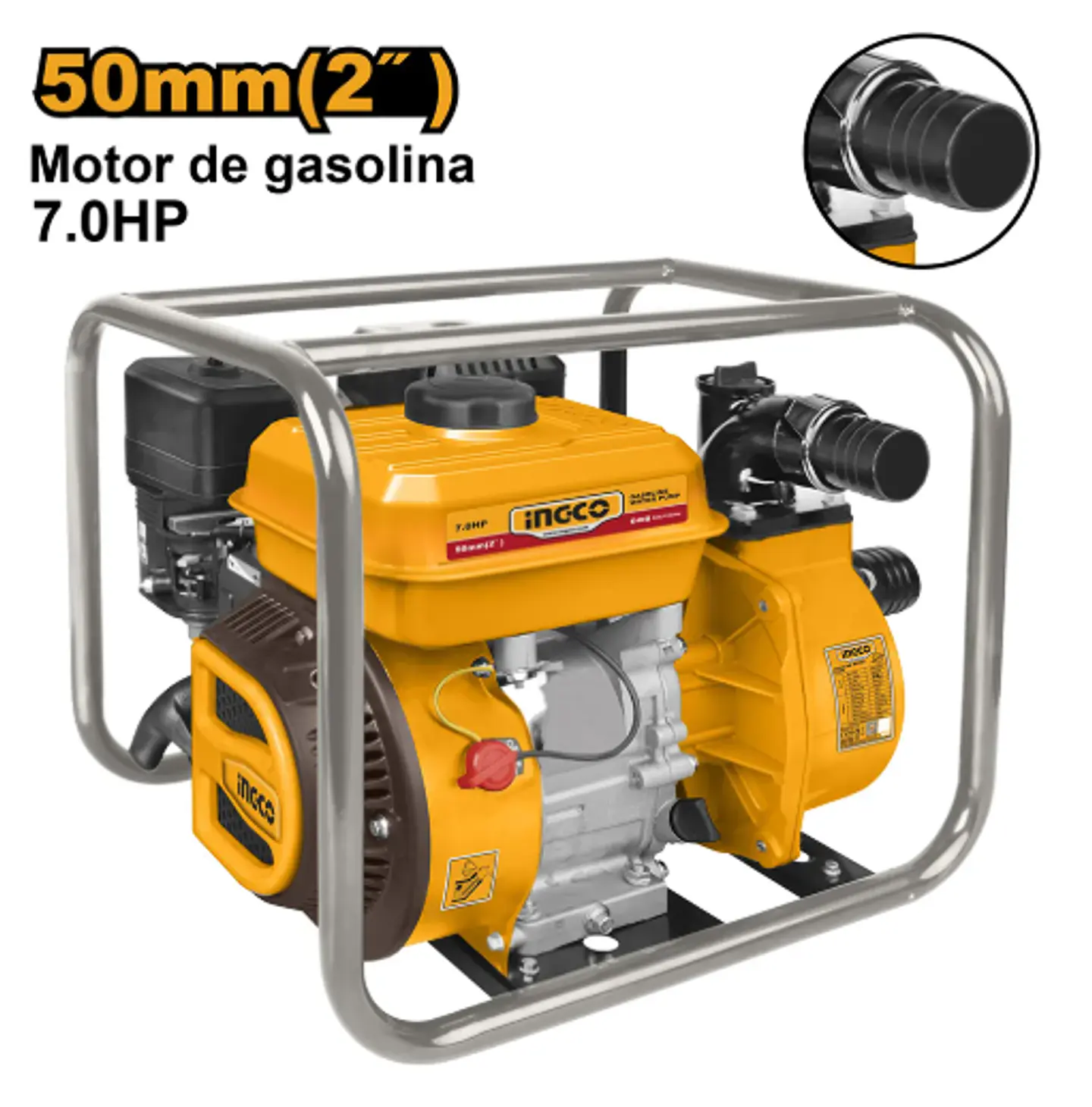 MOTOBOMBA A  NAFTA 550LT  28MT INGCO INDUSTRIAL 7 HP 1