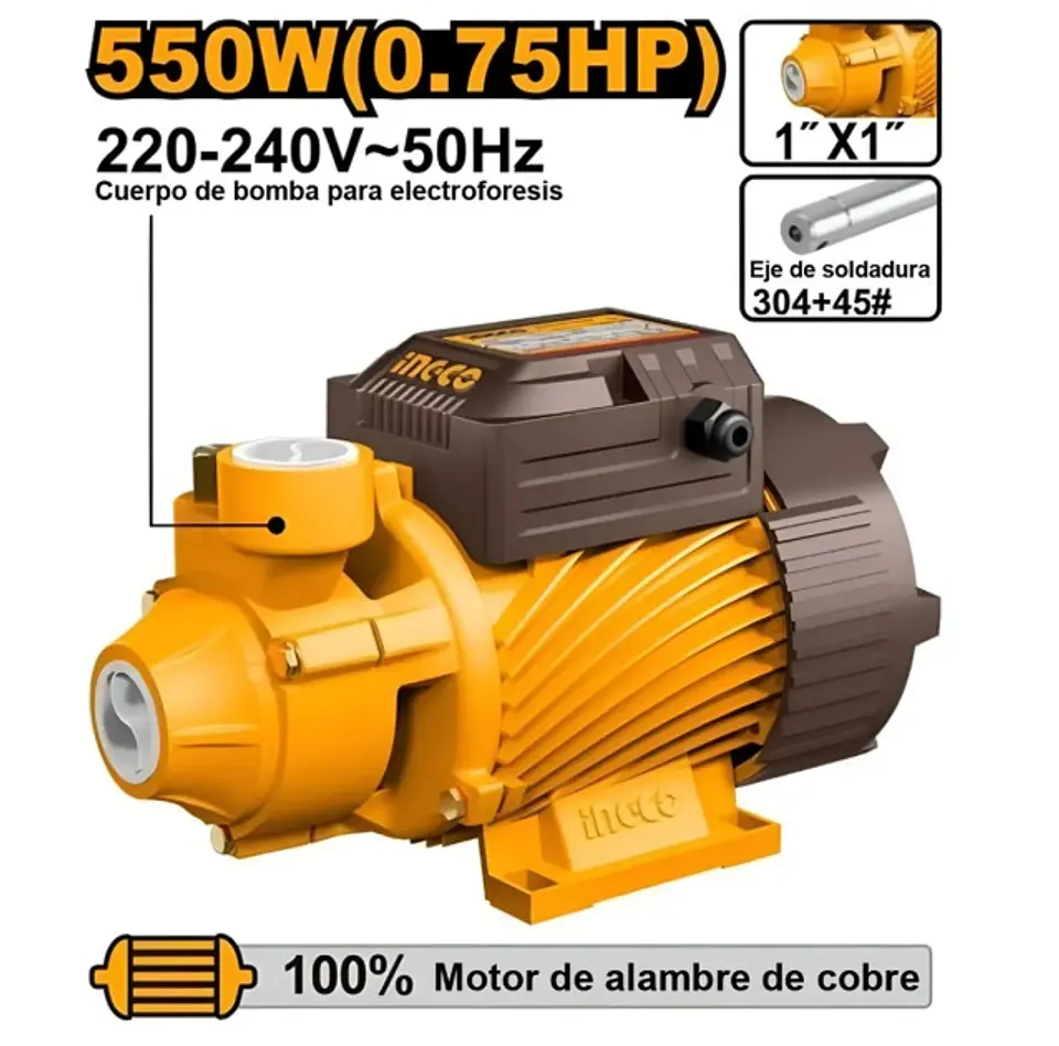 BOMBA DE AGUA  550W(0.75HP) 1
