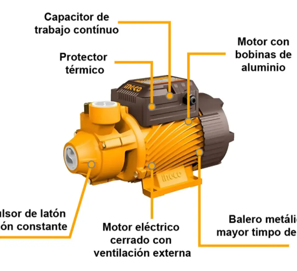 BOMBA DE AGUA  750W(1.0HP) 220 240V~60Hz 2