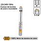 BOMBA  SUMERGIBLE  TUBO 1500W  2.0HP POZO + CONTROLADOR PARA BOMBA  - Miniatura 1