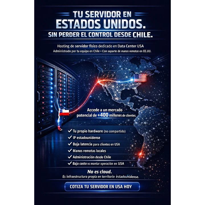 Servidor en Hosting USA 1