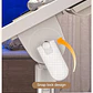 Foldable Radiator-Adjustable Laptop Desk with Drawer - Thumbnail 5