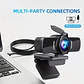 1080P HD Webcam with Microphone - Clear Video & Crystal Clear Audio - thumbnail 1