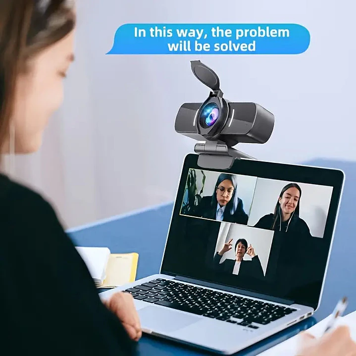 1080P HD Webcam with Microphone - Clear Video & Crystal Clear Audio 5