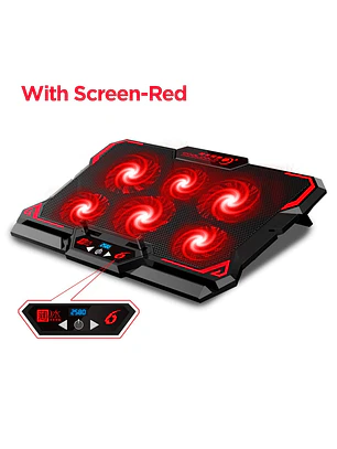 17inch Gaming Laptop Cooler Six Fan