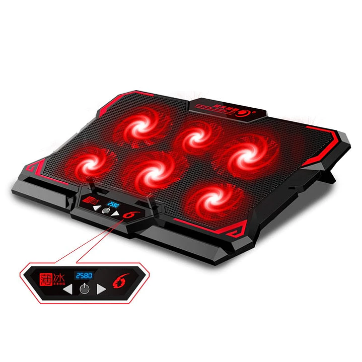 17inch Gaming Laptop Cooler Six Fan 2