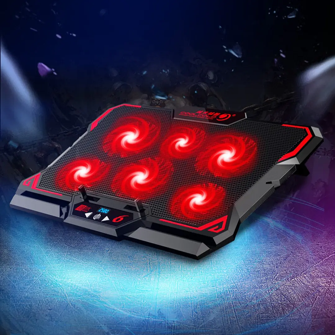 17inch Gaming Laptop Cooler Six Fan 3