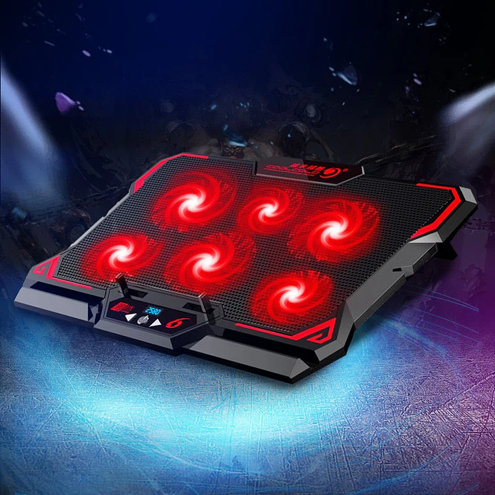 17inch Gaming Laptop Cooler Six Fan 3