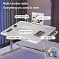 Foldable Laptop Desk with Adjustable Height and Radiator - Grey - Miniatura 2