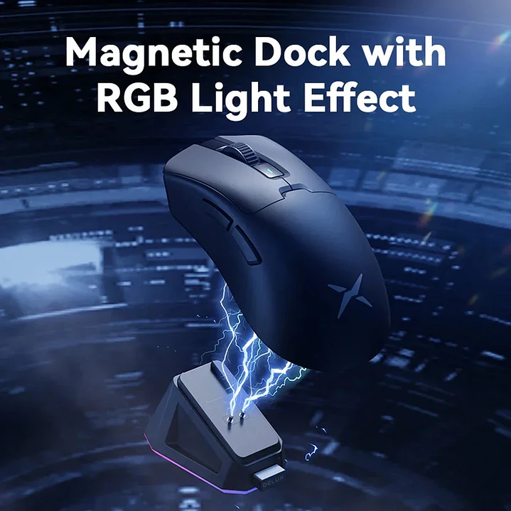 Wireless Gaming Mouse 8K Polling RGB Dock 2