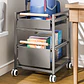 Mobile Book Bag Storage Rack Trolley - Miniatura 3