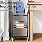 Mobile Book Bag Storage Rack Trolley - Miniatura 5