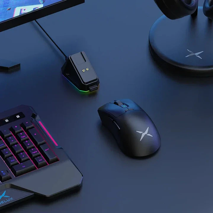 Wireless Gaming Mouse 8K Polling RGB Dock 3