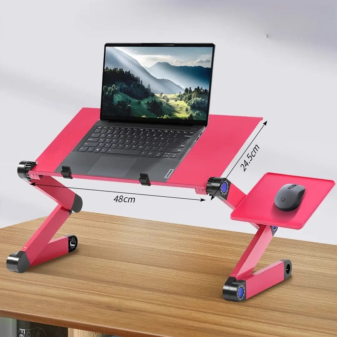Standing Laptop Desk with Mouse Board 2