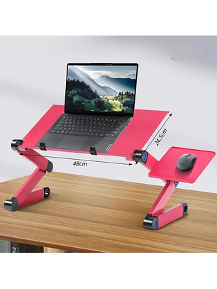 Standing Laptop Desk with Mouse Board