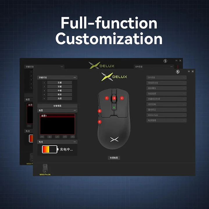 Wireless Gaming Mouse 8K Polling RGB Dock 4
