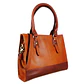 The Signature 15" Leather Laptop Bag, Tan - Thumbnail 1