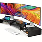 Adjustable Dual Monitor Stand with Storage (2-Slot) - Miniatura 2