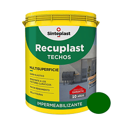 PINTURA PARA TECHOS IMPERMEABILIZANTE VERDE 20L