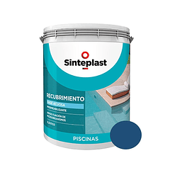 PINTURA PARA PISCINA ACUOSA AZUL PROFUNDO 10L