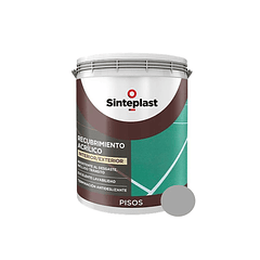 PINTURA PARA PISOS BASE AGUA GRIS 4L