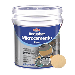 MICROCEMENTO DECORATIVO PARA PISO Y PAREDES ARENA