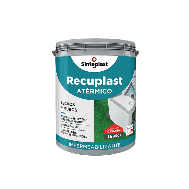 PINTURA PARA TECHOS Y MUROS ATERMICA BLANCO 4LT 1