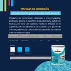 PINTURA PARA PISCINA ACUOSA AZUL PROFUNDO 10L 2