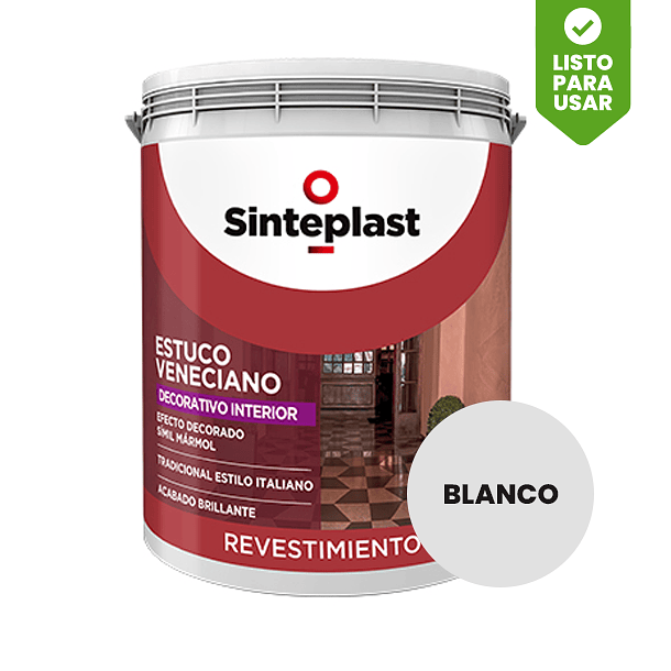 ESTUCO VENECIANO EFECTO MARMOL BLANCO 5,2KG