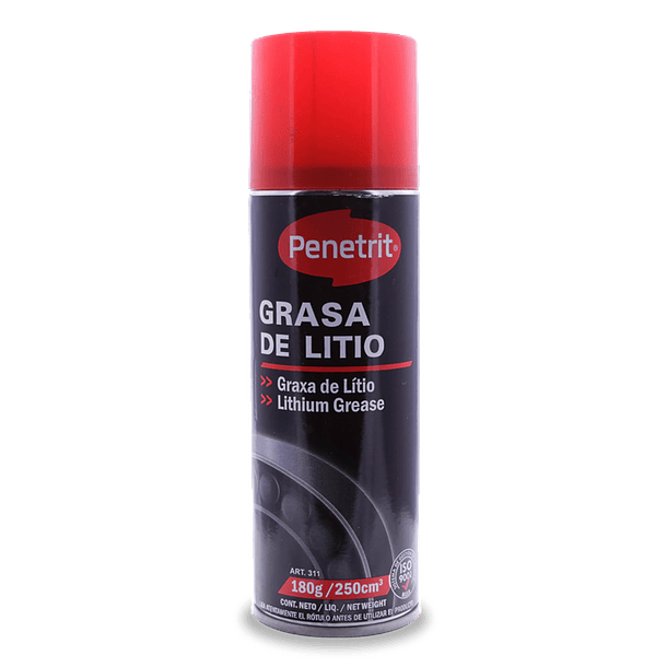GRASA DE LITIO ROJA AEROSOL 250CM3 1