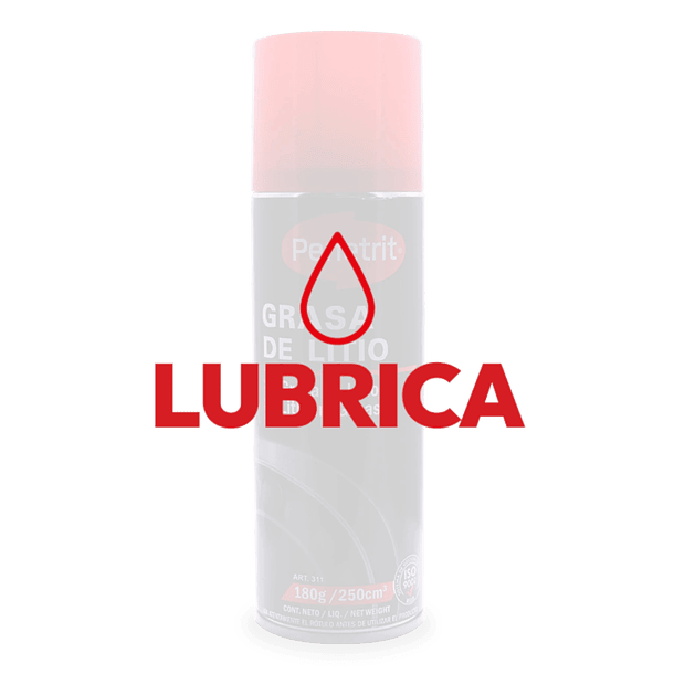 GRASA DE LITIO ROJA AEROSOL 250CM3 2