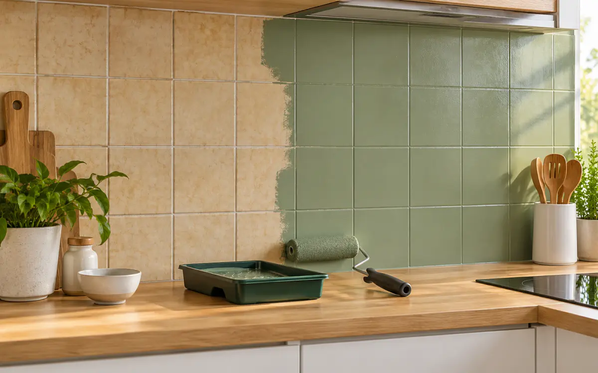 Cómo pintar la cerámica del baño y la cocina sin cambiarla