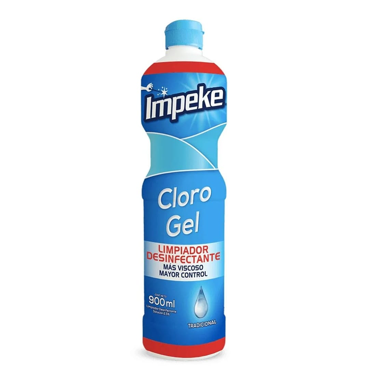 CLORO GEL IMPEKE AROMA TRADICIONAL 900 ML 1