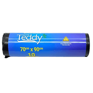 BOLSA DE BASURA TEDDY 70x90 (Rollo 10 unidades)