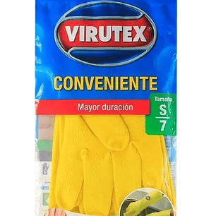 Guantes amarillos convenientes Virutex talla 