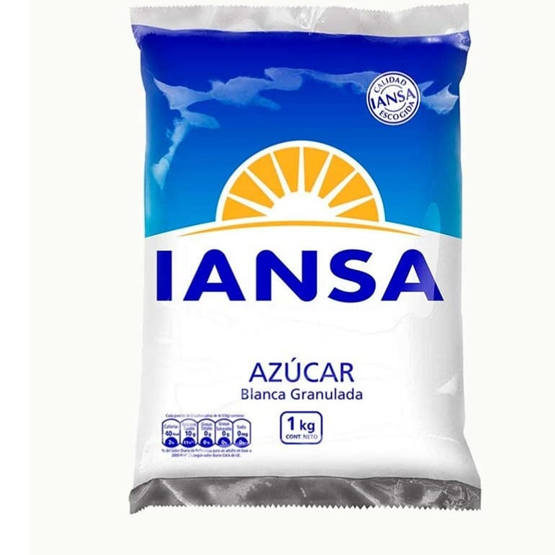 AZUCAR BLANCA GRANULADA  IANSA 1 KG 1