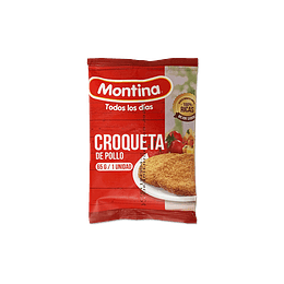 Pollo Croquetas Montina 65 grs Und.