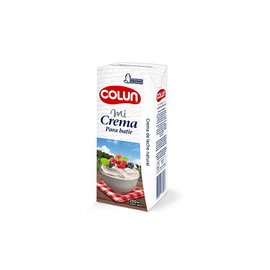 Crema Para Batir Tetra 200 Ml Colun