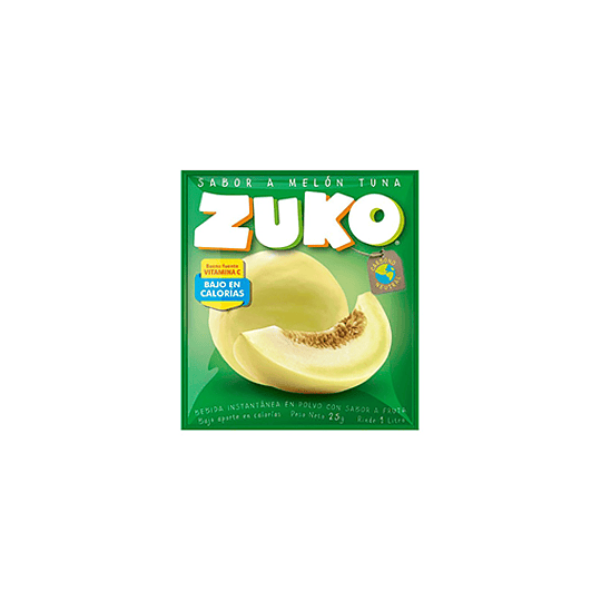 Jugo en Polvo Melon Tuna Sobre de 25 Gr Zuko