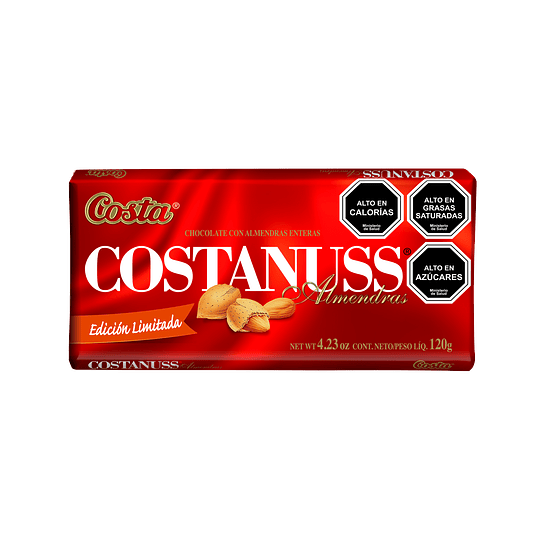 Chocolate Costanuss 160 Gr Costa