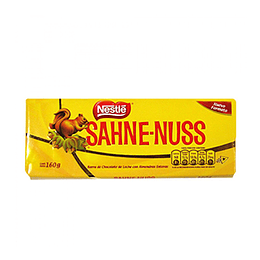 Chocolate Sahne-Nuss Barra 160 Gr