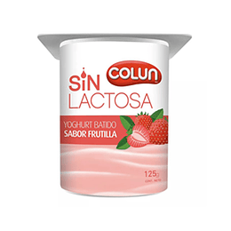 Yoghurt Batido Frutilla Sin Lactosa 4 X 125 Gr Colun