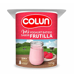 Yoghurt Batido Frutilla 4 X 125 Gr Colun