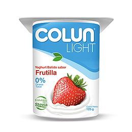 Yoghurt Frutilla Light Pack 4 X 125 Gr Colun