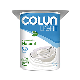 Yoghurt Natural Light Pack 4 X 120 Gr Colun