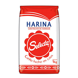 Harina Con Polvo 1 Kg Selecta