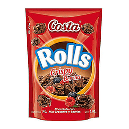 Chocolate Rolls Crispy Berries 140 Gr Costa