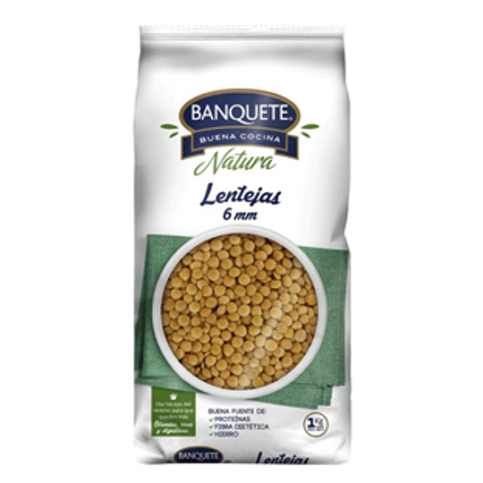 Lenteja 6 Mm 1 Kg Banquete